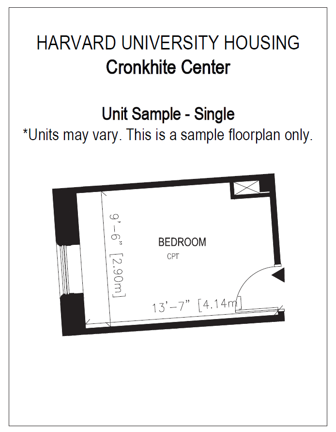 Cronkhite Center Sample Unit Floorplan