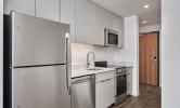 studio floorplan example of kitchen facing entry